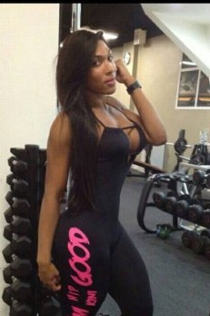 Verônica Bolina antes da agressão