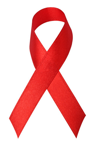Laço Vermelho que simboliza a Luta Mundial Contra a SIDA