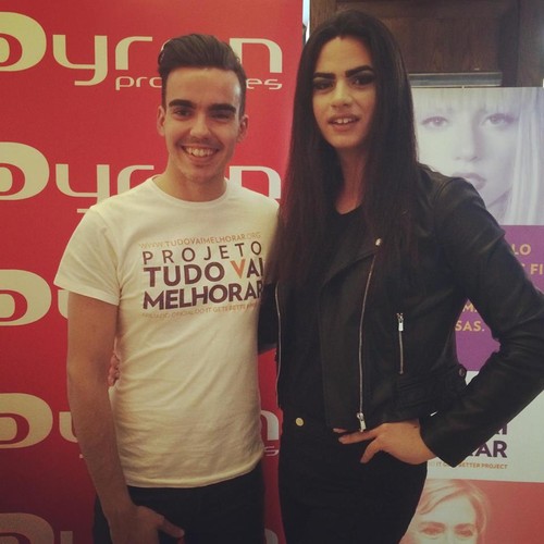 Diogo Vieira da Silva com Edie Lapöre