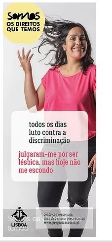 Discriminação Cátia lésbica Campanha Somos CM 